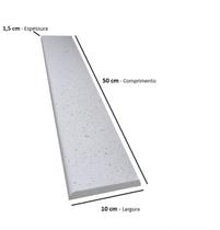 Borda Atérmica e Antiderrapante 50x10x1,5 KIT COM 10 UNIDADES Borda Atérmica e Antiderrapante 50x10x1,5 KIT COM 10 UNIDADES