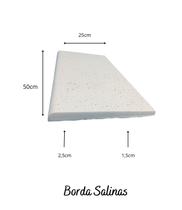 Borda Atérmica Para Piscina 50x25x2,5x1,5cm Salinas Fendi- Areia de Quartzo Ind. CImentícia