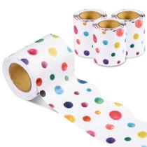 Borda do quadro de avisos FOBSME Painted Dots 99 pés/30 m x 7,6 cm Borda do quadro de avisos FOBSME Painted Dots 99 pés/30 m x 7,6 cm