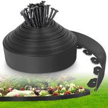 Borda para Jardim FunFanso 10 cm x 15 m com 75 Estacas Preta Borda para Jardim FunFanso 10 cm x 15 m com 75 Estacas Preta