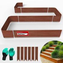 Borda para Jardim STIRLINGEAR Kit com 6 Peças 6 cm Altura 6 m Envelhecida