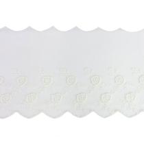 Bordado em Tule Artepunto Ref.14 C/10cm 13,70mts - 100% Poliéster