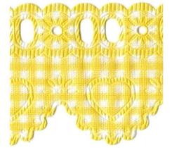 Bordado Inglês 4,5cm Várias Cores Kit 03 Un = 30 Metros