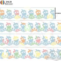 Bordado Inglês Mini Lasy Thalu Multicolor Marilda Mod. 04 - 10 Metros