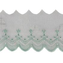 Bordado Inglês Moda Festas Casamentos 7,6 cm x 13,7 m - 3062 Bordado Inglês Moda Festas Casamentos 7,6 cm x 13,7 m - 3062