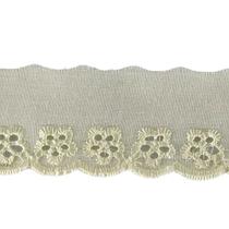 Bordado Inglês Passa-fita Tecido Lace 2,5cm X 13,7m - 105324