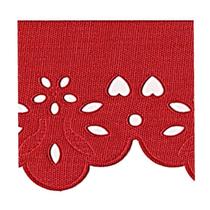 Bordado Inglês Prensado 6cm Várias Cores kit 3un 30 Metros