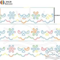 Bordado Marilda Mod. 03 Lasy 10 Metros - Multicolor