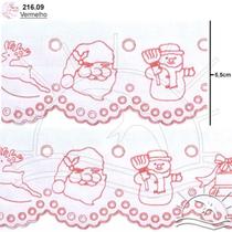 Bordado Marilda Mod. 21 Natal 10 Metros - Vermelho Bordado Marilda Mod. 21 Natal 10 Metros - Vermelho