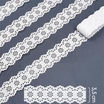 Bordado Marilda Mod. 55 Entremeio Crochê Sem Goma 10 Metros - Branco