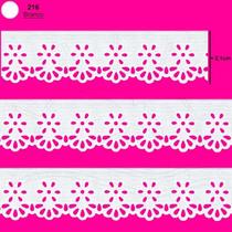 Bordado Marilda Mod. 98 Mini Lasynha Crochê 10 Metros - Branco