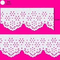 Bordado Marilda Mod. 99 Ultra Crochê 10 Metros - Branco Bordado Marilda Mod. 99 Ultra Crochê 10 Metros - Branco