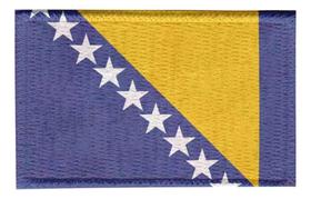 Bordado Patch Termocolante - Bandeira Da Bósnia - Hdm Bordados