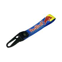 Bordado Red Bull Chaveiro Tag Strap Acessórios de couro Keytag Racing Keychain