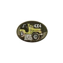 Bordado Termocolante 4x4 Off-Road - Amarelo