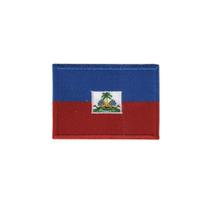 Bordado Termocolante Bandeira Haiti Bordado Termocolante Bandeira Haiti