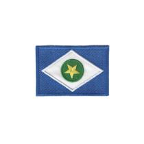 Bordado Termocolante Bandeira Mato Grosso