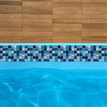 Bordas Adesivas Piscinas 1mx10cm 1und Pastilhadas com proteção UV