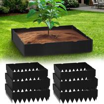 Bordas para Jardim Riokko Quadradas 41x13 cm Rega Profunda Pacote com 6 Bordas para Jardim Riokko Quadradas 41x13 cm Rega Profunda Pacote com 6