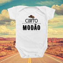 Borizinho Body de Bebê Roupa Curto Modão Sertanejo Música Temático neutro Presente Mimo Sertanejo
