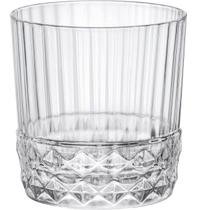 BORMIOLI ROCCO AMERICA '20S COPO UÍSQUE 9x9x9cm 350ml VIDRO TRANSP 6PÇ