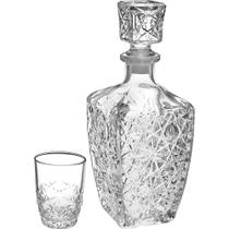 Bormioli Rocco Dedalo Garrafa/Copos Licor 780Ml/85Ml Vidro Transp 7Pç Lapidado Bormioli Rocco Dedalo Garrafa/Copos Licor 780Ml/85Ml Vidro Transp 7Pç Lapidado