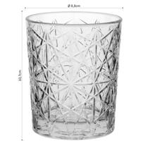 BORMIOLI ROCCO LOUNGE COPO UÍSQUE 11x9x9cm 390ml VIDRO TRANSP 6PÇ