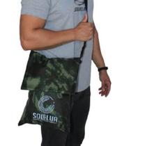 Bornal Bolsa De Ombro Viagem Pesca Camping Praia Com Bolso Bornal Bolsa De Ombro Viagem Pesca Camping Praia Com Bolso
