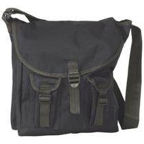 Bornal em lona na cor Preta - Ref. L-402