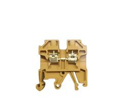 BORNE DE PASSAGEM - JUT2-4RD - (CABO 4mm) - PORTA FUSIVEL - BEGE - (32A) PCTE COM 10 UNID)