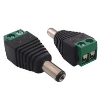 Borne P4 Macho 5x5 X 2,1mm Cftv Tebera - Emb 10pçs