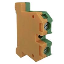 Borne sak terra 6,00mm sak-6jd amarelo/verde sibratec