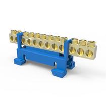 Borneira 12 Furos Para Trilho Din - Enerbras ul