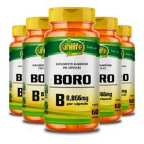 Boro B Unilife 60 Cápsulas Vegano Kit 05 Unidades
