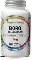 Boro Decahidratado 8g 60 caps de 500mg FNB - Flora Nativa do Brasil - Flora Nativa do Brasil