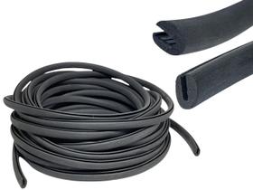 Borracha Acabamento de encaixe tipo U - 1 Metro