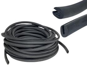 Borracha Acabamento de encaixe tipo U - 1 Metro