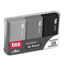 BORRACHA ALL BLACK TRIS HOLIC - Conjunto de 3 Borrachas BORRACHA ALL BLACK TRIS HOLIC - Conjunto de 3 Borrachas