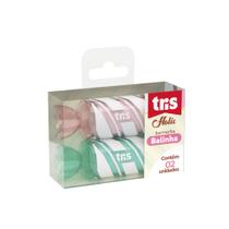 Borracha Balinha Holic Fofurices TRIS Kit 2 Unidades