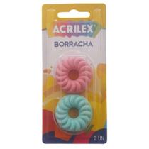 Borracha Biscoitinho Blister com 2 Unidades