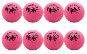 Borracha Bouncy Ball JA-RU Hi-Bounce Pinky Ball para crianças (pacote com 8)