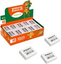 Borracha branca - 60 undidades Leoeleo