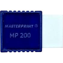 Borracha Branca Mp-200 Com Capa Azul