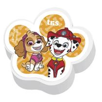 Borracha Branca Top Patrulha Canina TRIS Amarelo Borracha Branca Top Patrulha Canina TRIS Amarelo