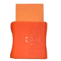 Borracha c/Capa Laranja Neon Faber Castell Borracha c/Capa Laranja Neon Faber Castell