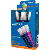 Borracha Caneta Branca Executiva com 3 Refis Caixa com 6 Unidades