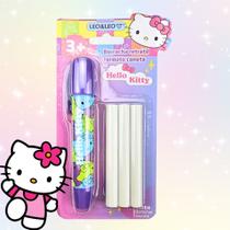 Borracha Caneta Hello Kitty c/ 3 Refil Branco Fofo Kawaii Leo&Leo Borracha Caneta Hello Kitty c/ 3 Refil Branco Fofo Kawaii Leo&Leo