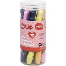 Borracha Caneta Love Borboletas 4MODELOS POTE-12 Borracha Caneta Love Borboletas 4MODELOS POTE-12