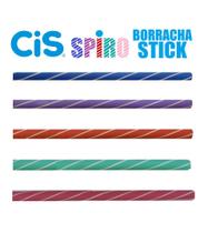 Borracha Cis Spiro Stick - Kit Com 5 cores Lançamento