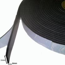 Borracha Colante Unespuma PVC Expandido 11x6mm 10m - Vedação Acústica